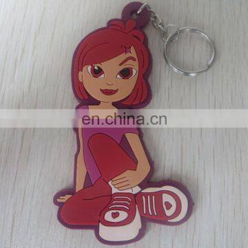 Custom Beautiful Embossed Pvc Keyring for Gift photo-2