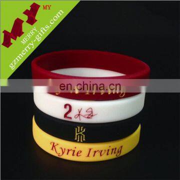 Promotional gifts glow in the dark custom silicon wristband wholesale