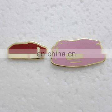 Souvenir&promotional gift custom cheap gold plate brass hard enamel lapel pin