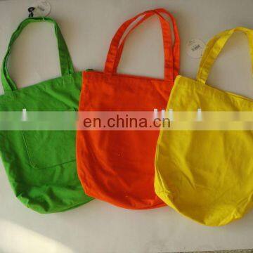 colorful Promotion cotton shopping bag foldable bag tote bag