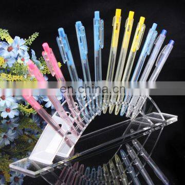 Custom Acrylic Brush Holder,pocket Pen Holder Pencil Display Stand for Office Supply,acrylic Pen Holder photo-2