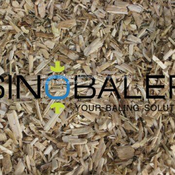 Flax Shavings Baler in Flax Shavings Recycling