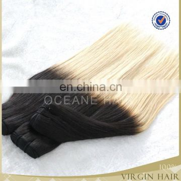 Wholesale price top quality 7a brazilian ombre weave hair