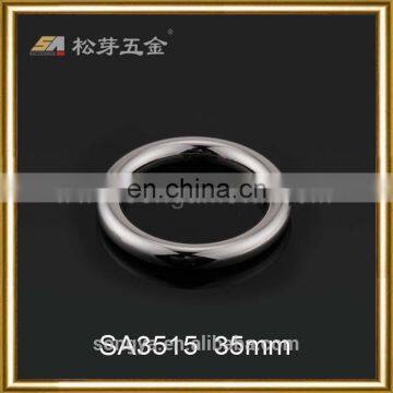 Hot Sale Customized Metal Bag O Ring Buckle, Custom Zinc Alloy O-ring For Fashion Bag