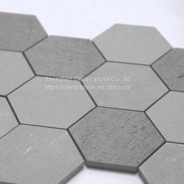 Elegant Grey Mosaic Tiles Bathroom Wall Mosaic photo-2