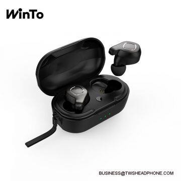 F8 IPX6 Waterproof Bluetooth Earbuds, 6H non-stop play Handsfree bass stereo headphone