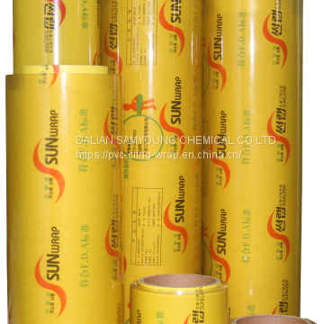 Food grade PVC cling film