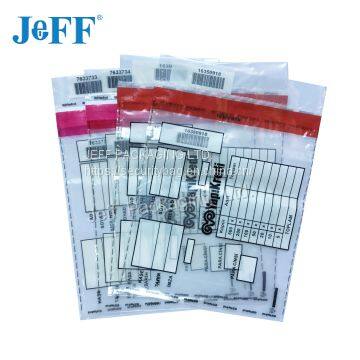 OEM высококачественный банковский денежный мешок с индикатором вскрытия и запечаткой от вскрытия