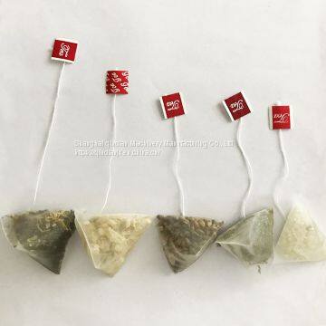 Automatic Nylon Triangle Tea Bag Packing Machine with Inner and Outer Envelop