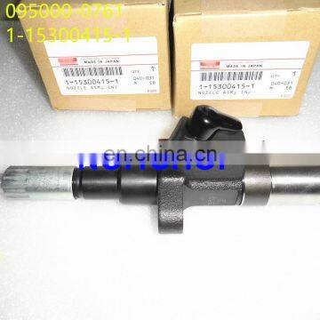 100% original Common rail injector 095000-0760 095000-0761 for 6SD1 1153004151 1-15300415-1