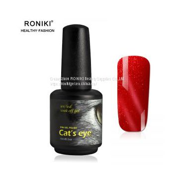 RONIKI Hot Flame Cat Eye Gel Polish,Cat Eye Gel,Cat Eye Gel Polish