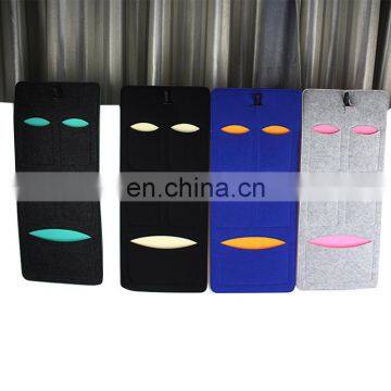 New Design 5 Pockets Wall Hanging Felt Fabric Cell Phone Charger Holder Storage Bag for Party photo-4