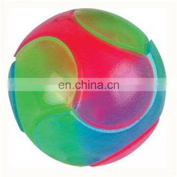 Elastic Ball Glow in The Dark Light Up Dog Toy Balls Flashing Bouncing photo-2