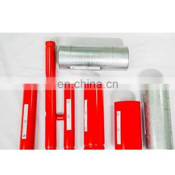 A53 2'' Red Power Coated Grooved Fire Fighting Steel Pipe photo-2