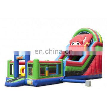 Inflatable Car Theme Jumping Castle Slide Playground Amusement Park For Sale