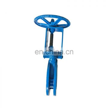 ANSI ASME GB Wafer Plug Connection Ductile Iron Gate Valve With Hand Wheel