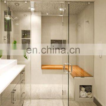 Density Toughened Shower Glass Frameless Glass Shower Enclosure Rectangular Shower Cubicle photo-4
