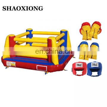 Cheap Kids Air Boxing Ring Inflatable Wrestling Fighting Bouncy Boxing Ring for Sale