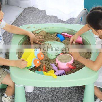 High quality children DIY kindergarten educational plastic bricks toy baby temperature resistance indoor building blocks table