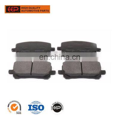 Disc brake pads D22117 for TOYOTA corolla 04465-02080