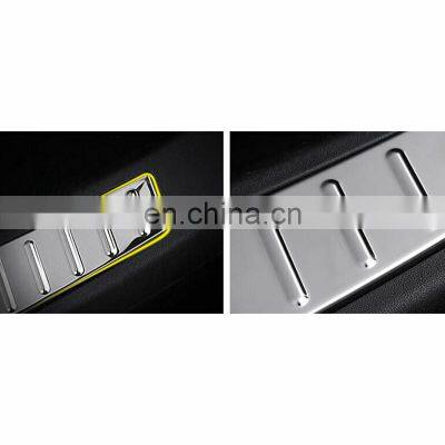 High Quality Auto Parts Silver Titanium Inner Rear Bumper Protector Guard for Tesla Model S 2012-2021
