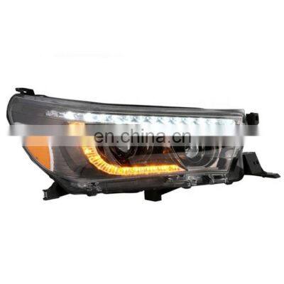 Auto Parts Car Head Lamp Double Lens For Hilux Revo Rocco 2016-2019 LED Headlight