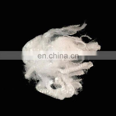 Junchi Half Recycle Good Price Black Short Fiber pp Polypropylene Staple Fiber photo-2