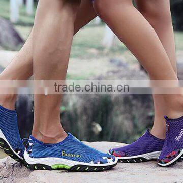 Rubber Sole Comfortable Breathable Summer Mesh Women Men Beach Shoes photo-2
