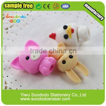 Cute Dog & Rabbit animal Shaped 3D Eraser