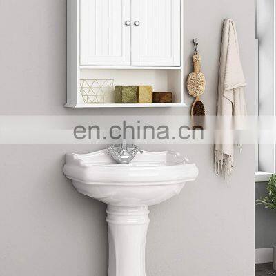 Home Bathroom Cabinet Wall Mounted With Doors Wood Hanging Cabinet Wall Cabinets photo-4