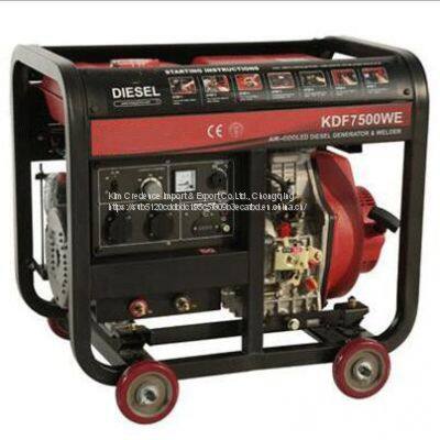 Hot Sale for Home/Outdoor Use Diesel Welding Generator with Electric Starter, Ce Euro V, EPA