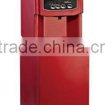 dining type instant powder Coffee vending Machine for commercial use in red color with base