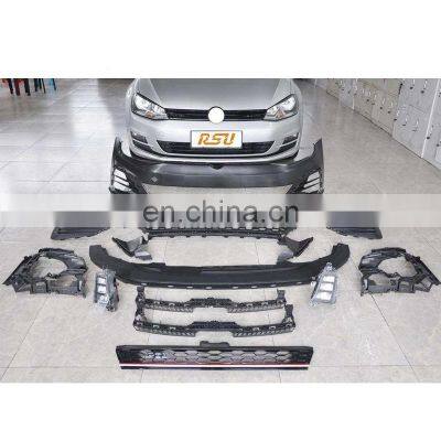 Factory Price front bumper For VW golf GTE mk7 Modified to Volkswagen golf GTI mk7.5 2016 2017 2018 2019