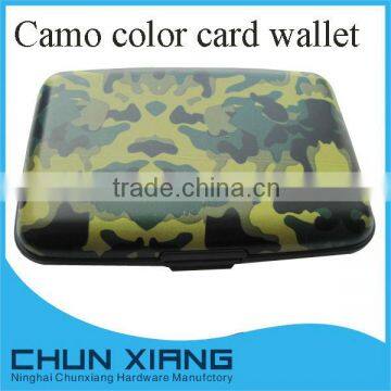 Camo antimagnetic credit card wallet