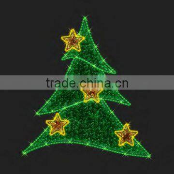 2015 decorative led christmas tree motif light