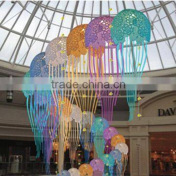 2015 shopping mall atrium summer decoration