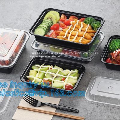 Microwave Lunch Bento Box Eco-friendly 700ml Disposable Plastic pp Food Storage Containers Food Take Away Packaging Box photo-5
