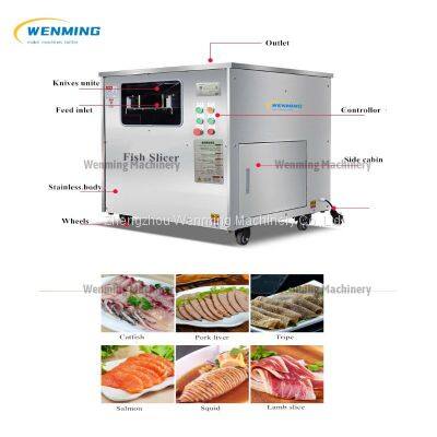 Automatic Meat Slicer Salmon Slicer Machine Fish Slicer Machine Roast Beef Slicer Brisket Slicer photo-5