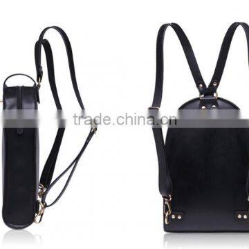 Vintage Durable Hot Style Women Backpack Leisure Small Size Simple Nappa Cow Leather Backpack for Girl photo-5