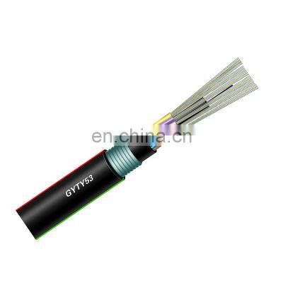Wholesale 48 64 72 96 112 144 Core GYTY53 Outdoor Single Mode Fiber Optic Cable From 19 Years Factory Hanxin photo-3