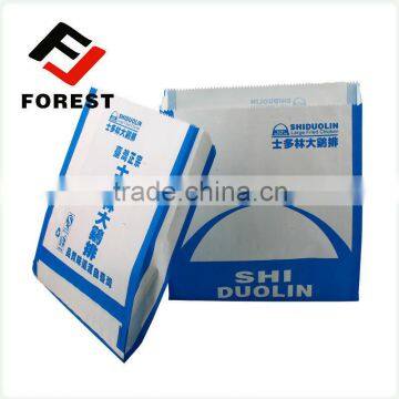 Blue customised branded paper bags