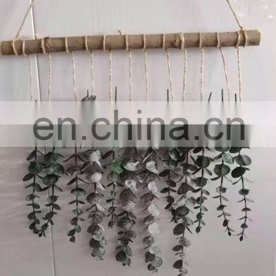 Hot Selling Solid Wood Boards Customized Wooden Crafts Wall Hanging Eucalyptus Hanger For Decoration photo-3