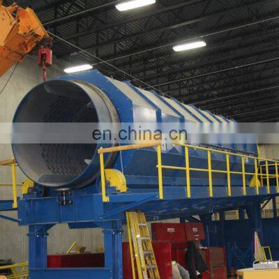 Rotary Drum Compost / Manure / Sand Gravel Trommel Screen With Brush photo-2