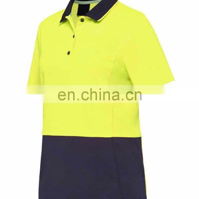 Hi vis polo shirt work wear polo shirts for men high visible safety polo shirt