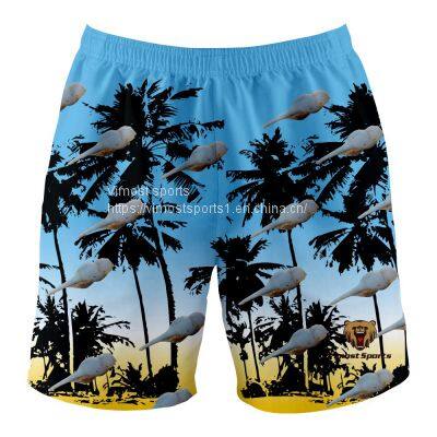 Fashionable Custom Sublimation Shorts With Tree Pattern Design for You
