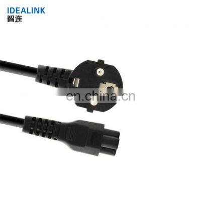 Factory  supply  European standard ac C5 power cable 3 pin eu power cord extension for laptop