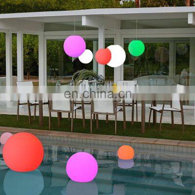 hanging balls with led light luminous wireless solar charging  led ball light sphere lamp for outdoor garden patio fence