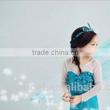 Kids Satin Dress Frozen Elsa AG-CD0029 photo-4