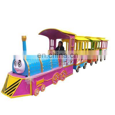 Kids Electric Mini Tourist Train Kiddie Trackless Train Bullet Trackless Train for Sale photo-5
