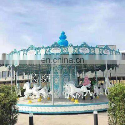 Commercial merry go round playground amusement park 24seats carousel rides for sale